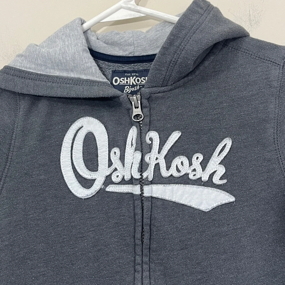 Oshkosh B’gosh Little Boys Zip Up Hoodie Size 7